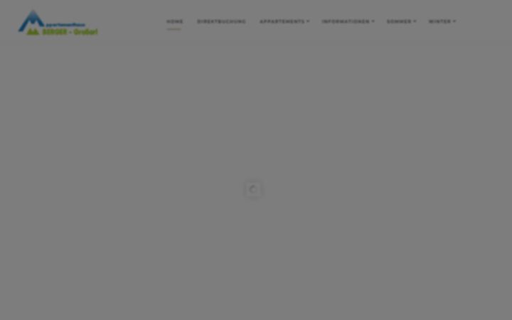 Screenshot ta' appartementhaus-berger-grossarl.at