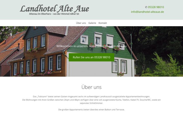 Képernyőkép: appartementhotel-alte-aue.de