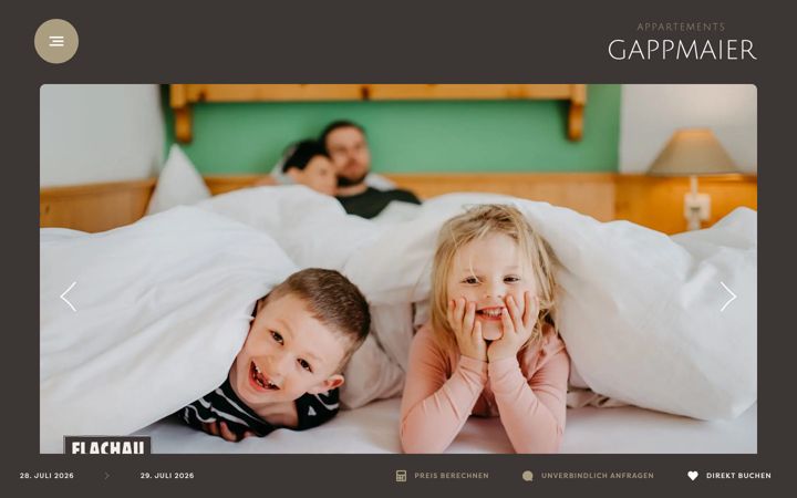 Screenshot ta' appartements-gappmaier.at
