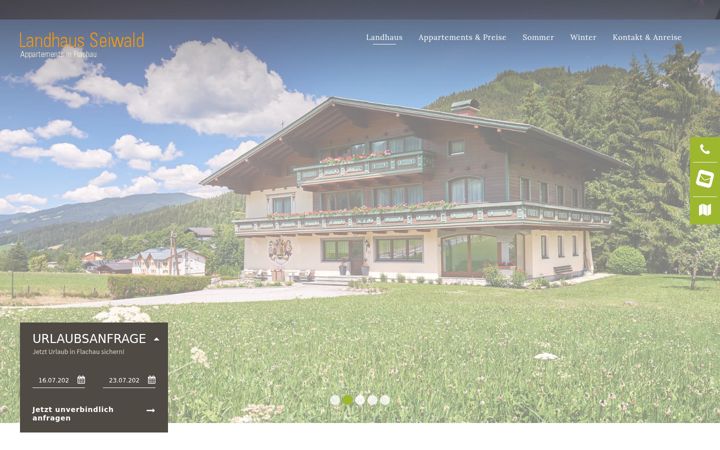 Screenshot von appartements-seiwald.at