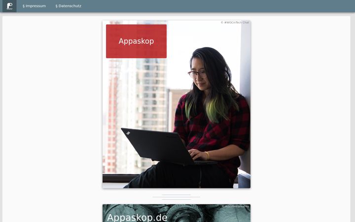 Screenshot of appaskop.de