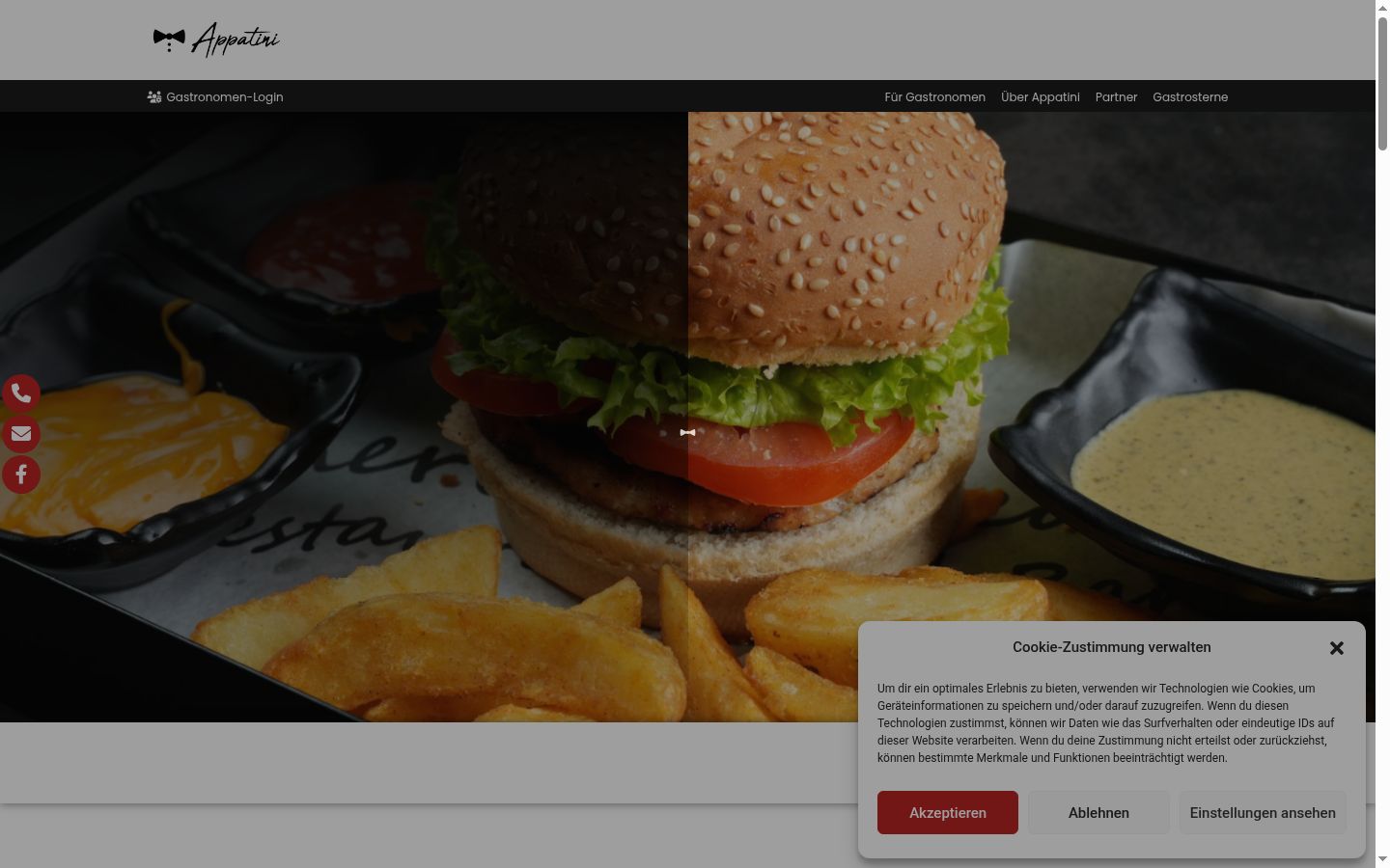 Screenshot tal-banner tal-kunsens muri qabel kwalunkwe interazzjoni