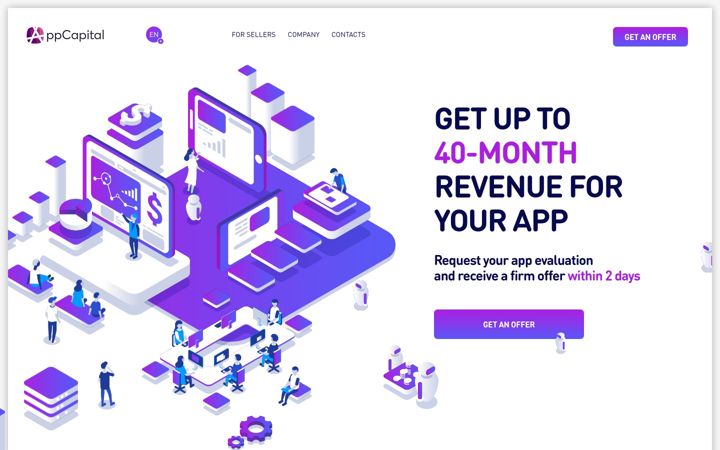 Screenshot of appcapital.vc
