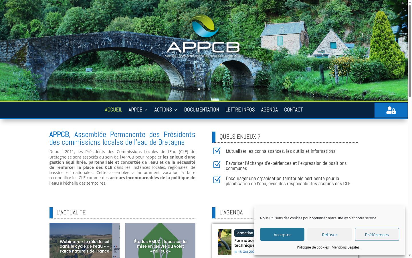 Screenshot tal-banner tal-kunsens muri qabel kwalunkwe interazzjoni