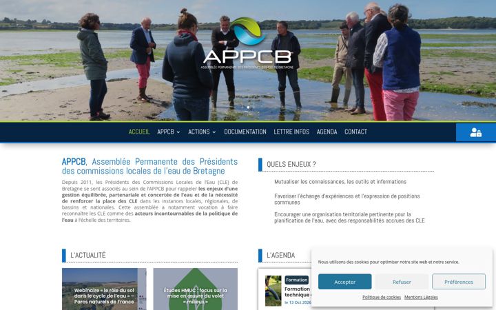 Screenshot of appcb.fr