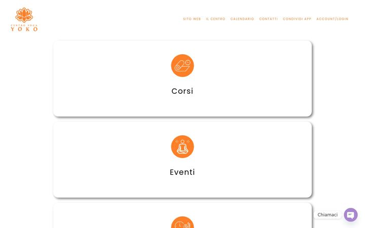 Screenshot of appcentroyogayoko.altervista.org