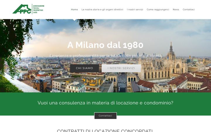 Screenshot of appcmilano.it