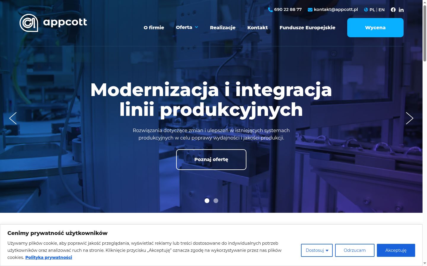 Screenshot tal-banner tal-kunsens muri qabel kwalunkwe interazzjoni