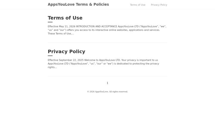 Screenshot of appcraftapps.com