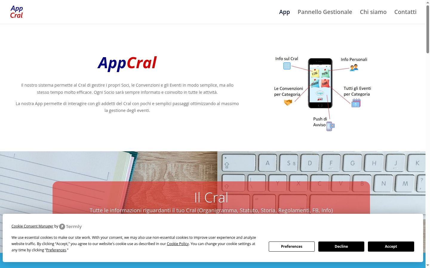 Screenshot tal-banner tal-kunsens muri qabel kwalunkwe interazzjoni