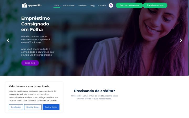 Screenshot ta' appcredito.com.br