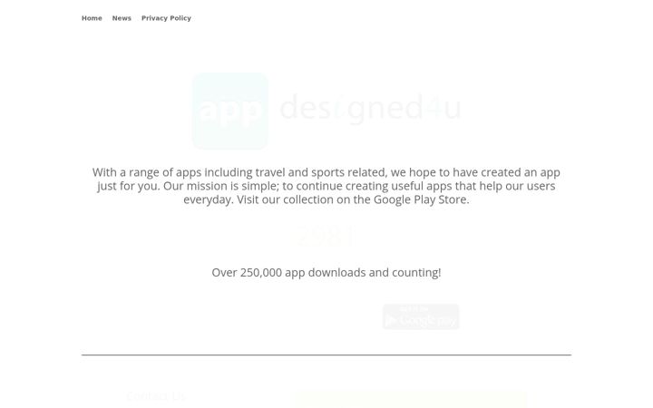 Screenshot του appdesigned4u.com