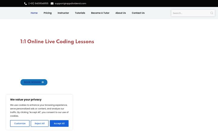 Screenshot of appdividend.com
