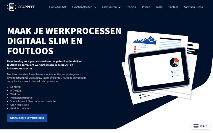 Ekrānuzņēmums no appeee.nl