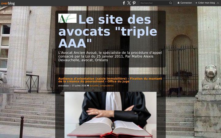 Screenshot of appel-avocat.com