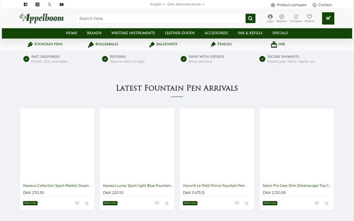 Screenshot of appelboom.com