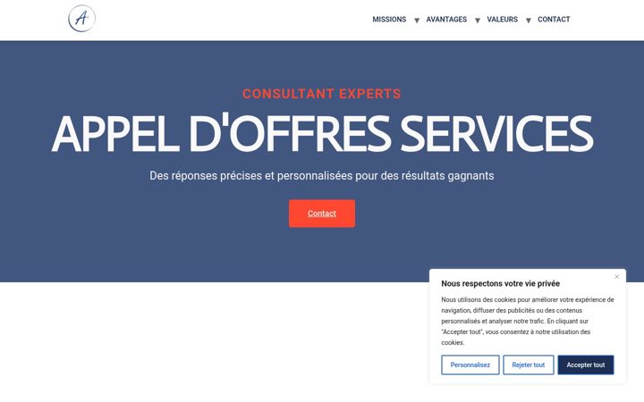 Képernyőkép: appeldoffresservices.fr