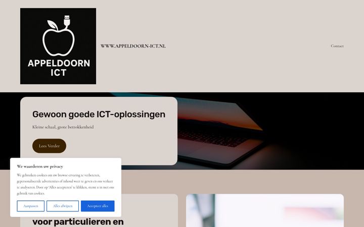 Képernyőkép: appeldoorn-ict.nl
