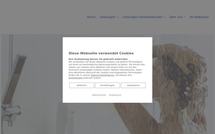 Screenshot of appeldorn-winterbur-haustechnik.de