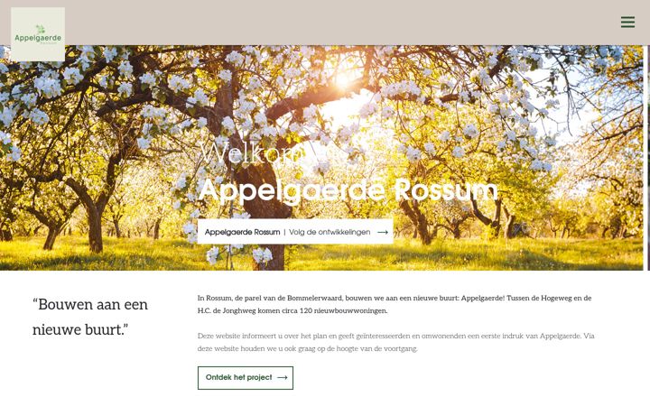 Screenshot of appelgaerde.nl