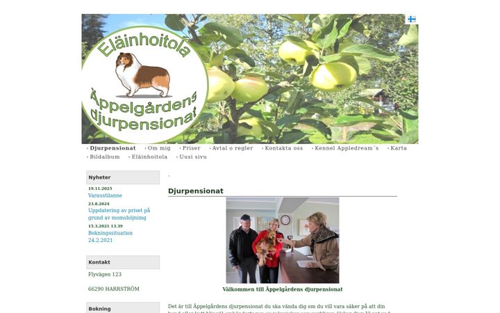 Screenshot of appelgarden.fi