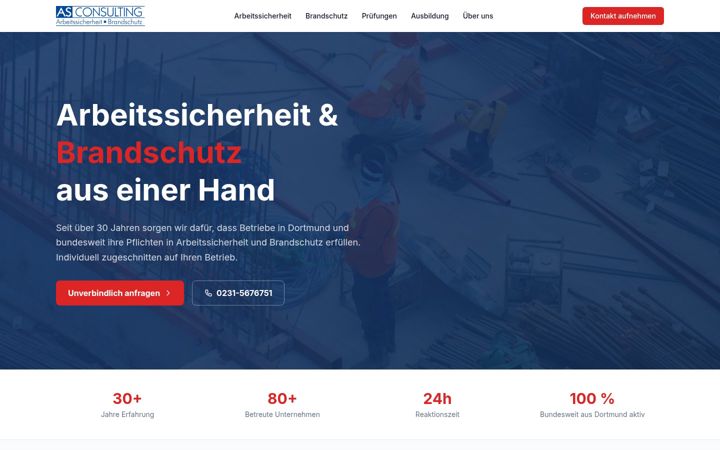 Screenshot of appelhans-asconsulting.de