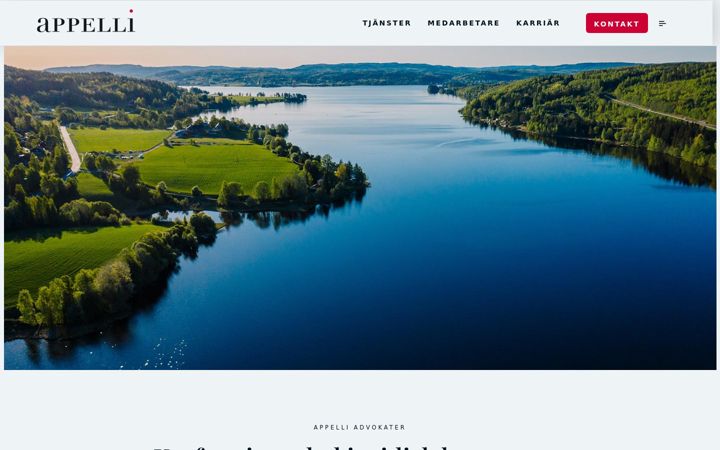 Screenshot of appelli.se