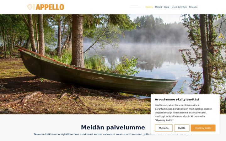 Screenshot of appellofin.fi