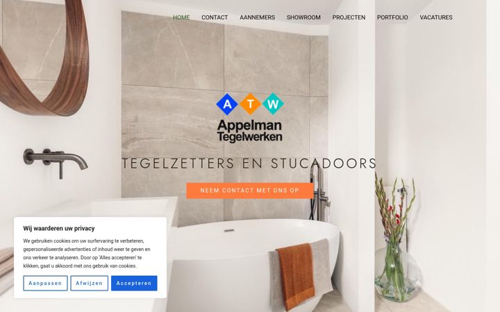 Zrzut ekranu appelmantegelwerken.nl
