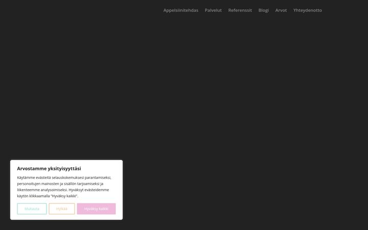 Screenshot of appelsiinitehdas.com