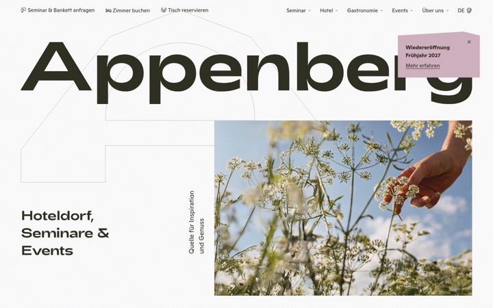Екранна снимка на appenberg.ch