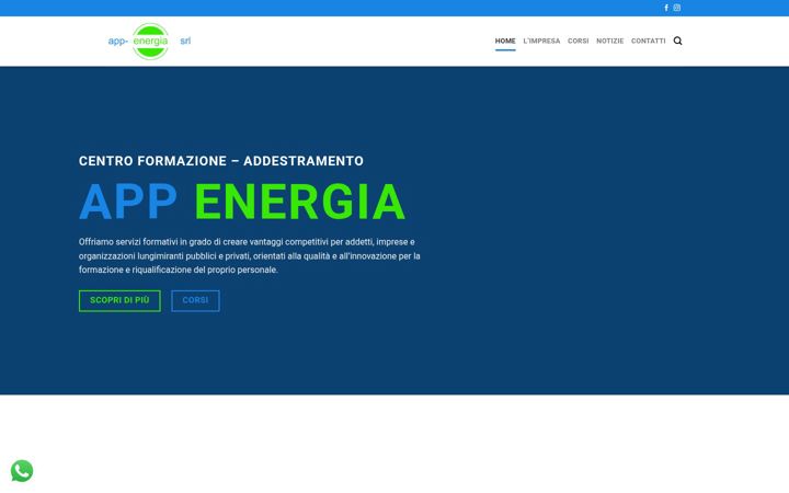 Screenshot di appenergiasrl.com