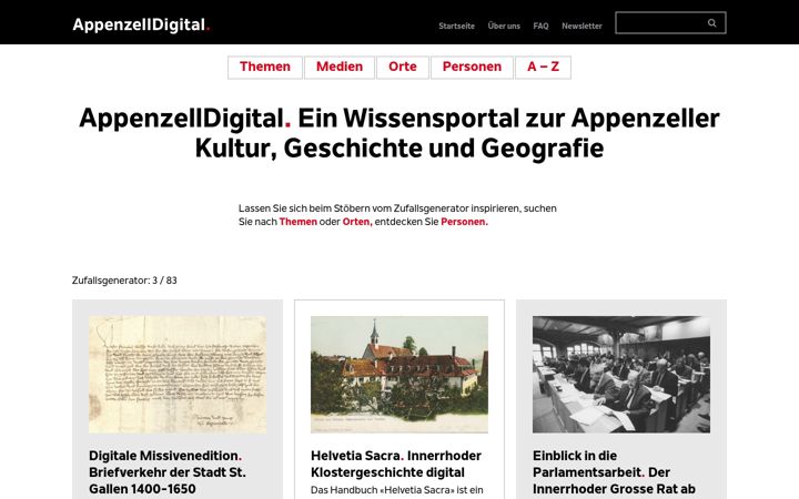 Screenshot di appenzelldigital.ch