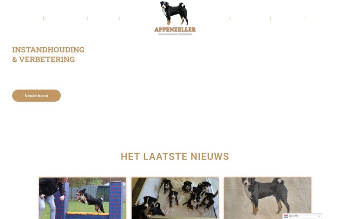 Capture d'écran de appenzellernederland.nl
