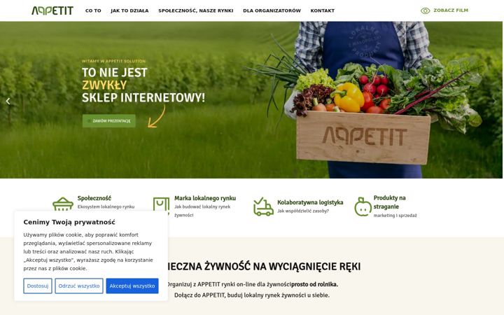 Screenshot of appetit.pl