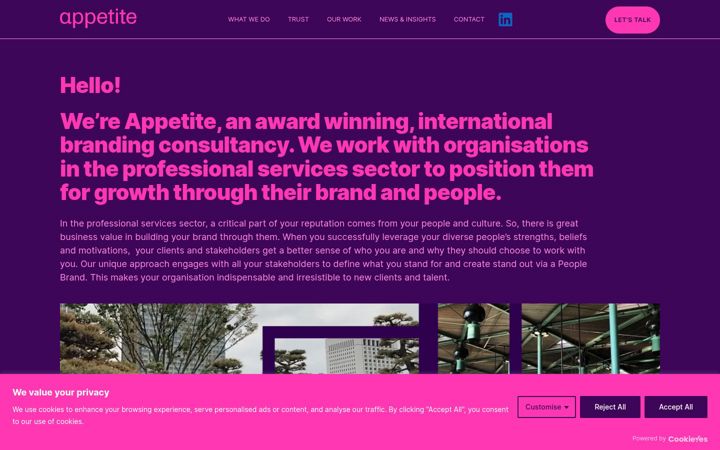 Screenshot of appetiteuk.com