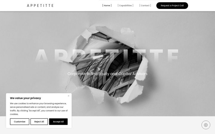 Screenshot of appetitte.com