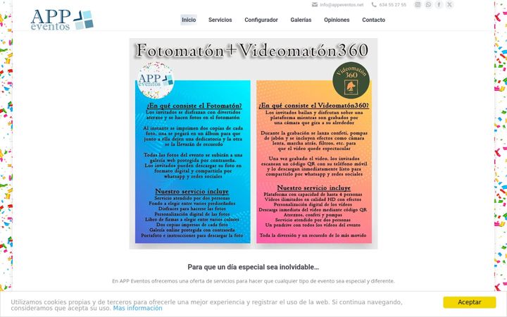 Screenshot of appeventos.net