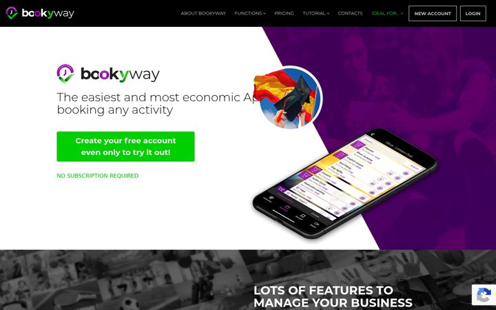 Skjámynd af appforbooking.com
