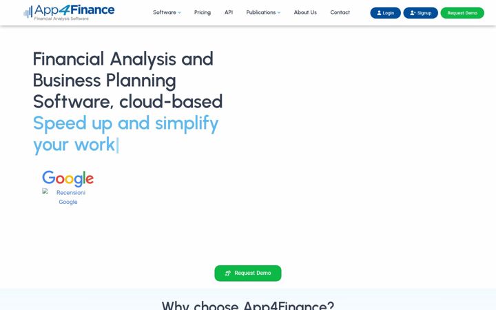 Screenshot ta' appforfinance.com