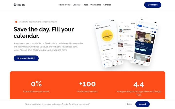 Screenshot of appfreeday.es