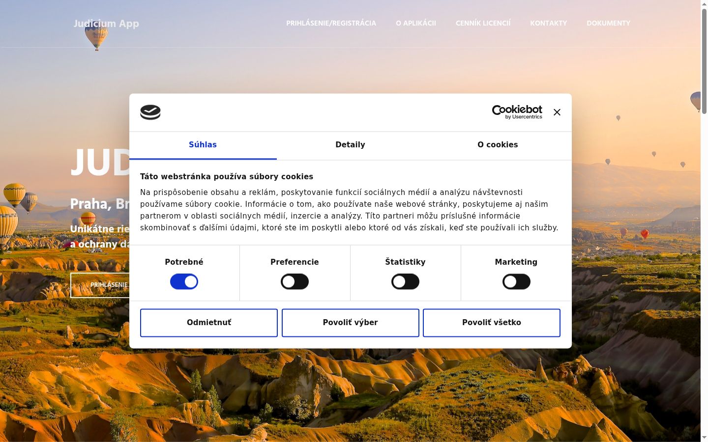 Screenshot tal-banner tal-kunsens muri qabel kwalunkwe interazzjoni