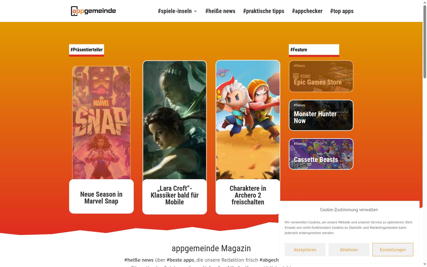 Captura de ecrã do banner de consentimento apresentado antes de qualquer interação