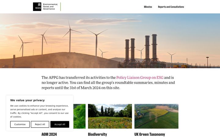 Screenshot di appgesg.org