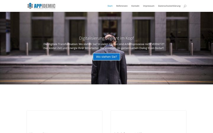 Screenshot of appidemic.de
