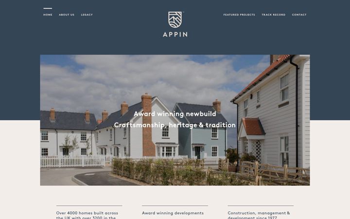 Screenshot of appin.land