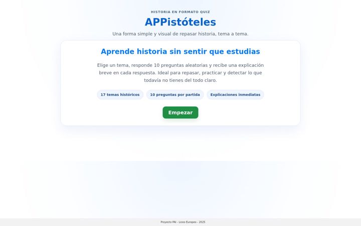 Screenshot of appistoteles.com