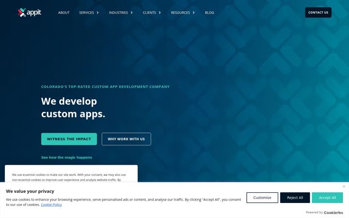 Screenshot of appitventures.com