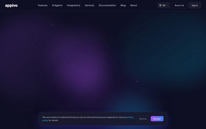 Screenshot of appivo.com