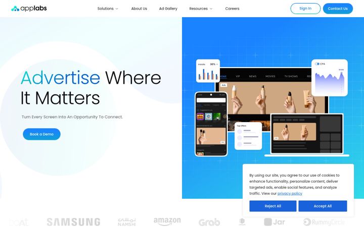 Screenshot of applabs.ai